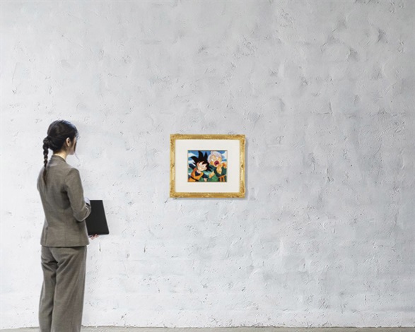 Animation cel from DRAGON BALL a set of 2 セル画「ドラゴンボール